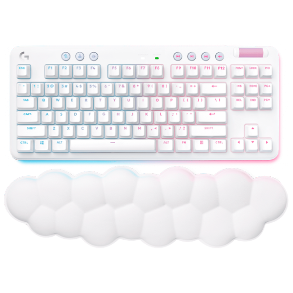 Tastatură Logitech G715 Linear Fără fir/ White photo 1