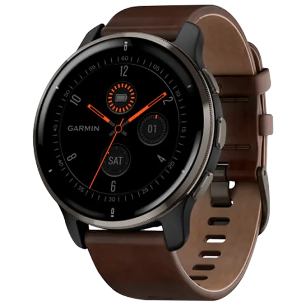 Ceas inteligent Garmin Venu 2 Plus 1.3"/ 010-02496-15/ Slate Brown photo 1