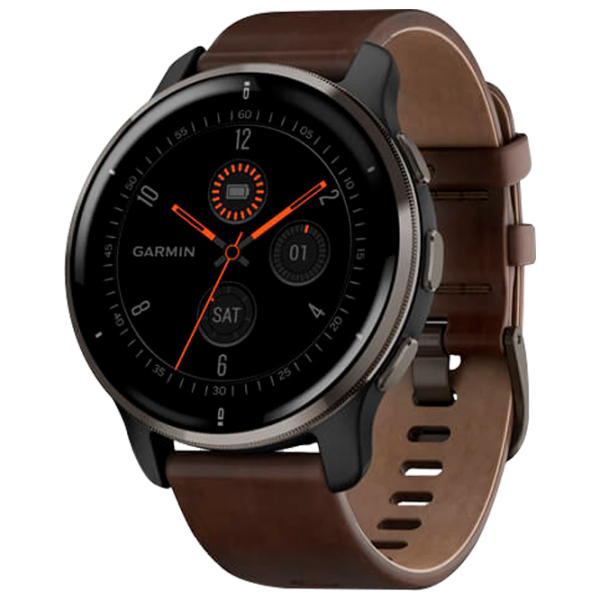 Ceas inteligent Garmin Venu 2 Plus 1.3"/ 010-02496-15/ Slate Brown photo 1