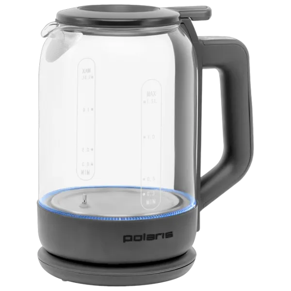 Электрочайник Polaris PWK1720CGLD Wi-Fi IQ Home 1.5л / Скрытый / Серый photo 1