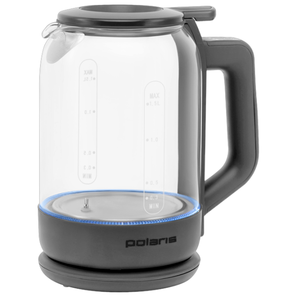 Электрочайник Polaris PWK1720CGLD Wi-Fi IQ Home 1.5л / Скрытый / Серый photo 1