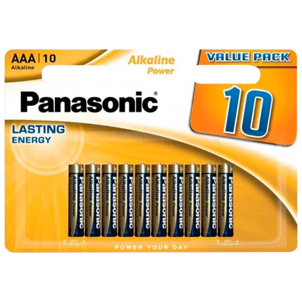 Baterie Panasonic Alkaline Power LR03REB Lithium AAA 1.5 V/ 10 buc. photo 1