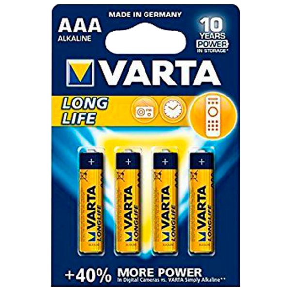 Baterie Varta Long Life Lithium AAA 1.5 V/ 4 buc. photo 1