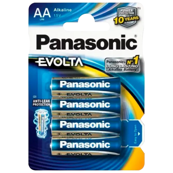 Baterie Panasonic Evolta LR6EGE/ 4BP Lithium AAA 1.5 V/ 4 buc. photo 1