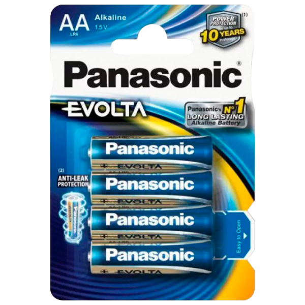 Baterie Panasonic Evolta LR6EGE/ 4BP Lithium AAA 1.5 V/ 4 buc. photo 1