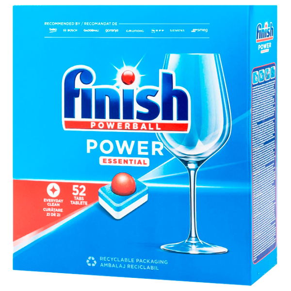 Capsule FINISH Power ESS 52 tab comprimate / pentru îndepartarea murdăriei photo 1
