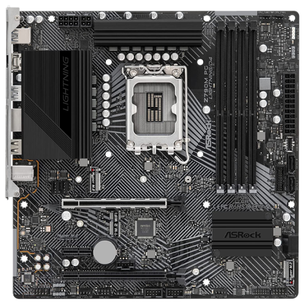 Материнская плата ASRock Z790M PG LIGHTNING/ D4 Intel Z790M photo 1