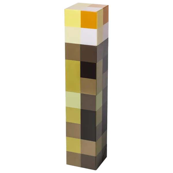Настольная лампа фан Minecraft Light Up Torch Желтый photo 1