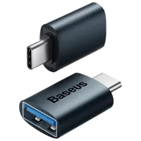 Adapter Baseus ZJJQ000003 USB Type-C/ Black