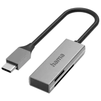 Карт-ридер Hama 200131 USB 3.0/ Серебристый