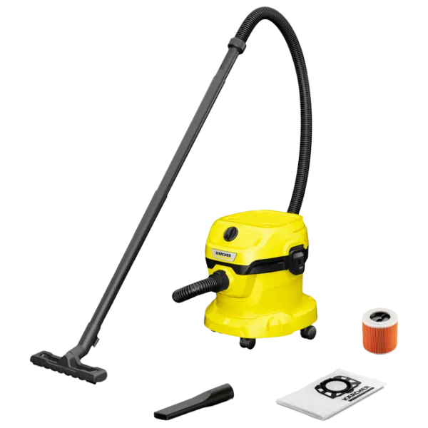 Промышленный пылесос KARCHER WD 2 plus V-12/4/18/C 1.628-009.0 1000 Вт / Желтый photo 1