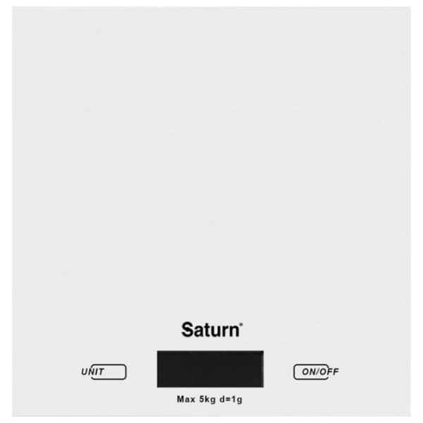 Кухонные весы Saturn ST-KS7810 Белый photo 1