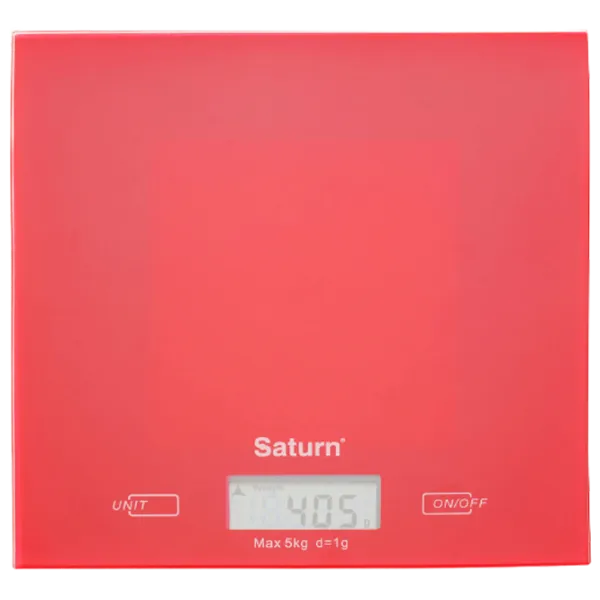 Cântar de bucătărie Saturn ST-KS7810 Red photo 1