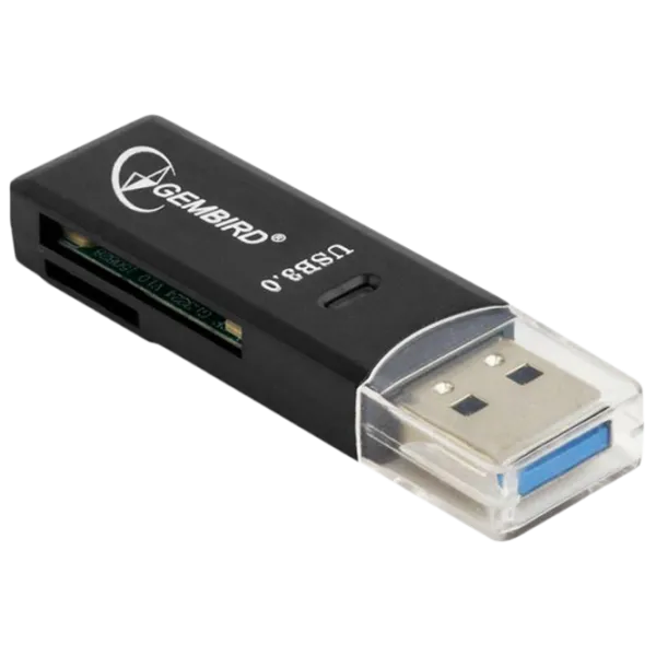 Cititor de carduri Gembird UHB-CR3-01 USB 3.0/ Black photo 1