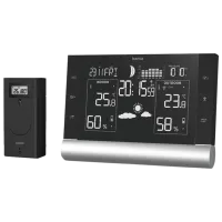 Метеостанция Hama Black Line Plus Черный