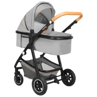 Детская коляска Lionelo Amber 3 in 1 1000970-006/ Серый