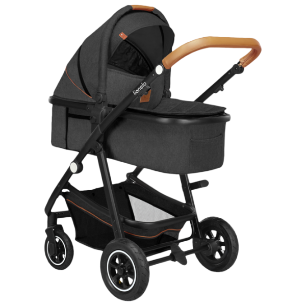 Детская коляска Lionelo Amber 3 in 1 1000970-008/ Графитовый photo 1