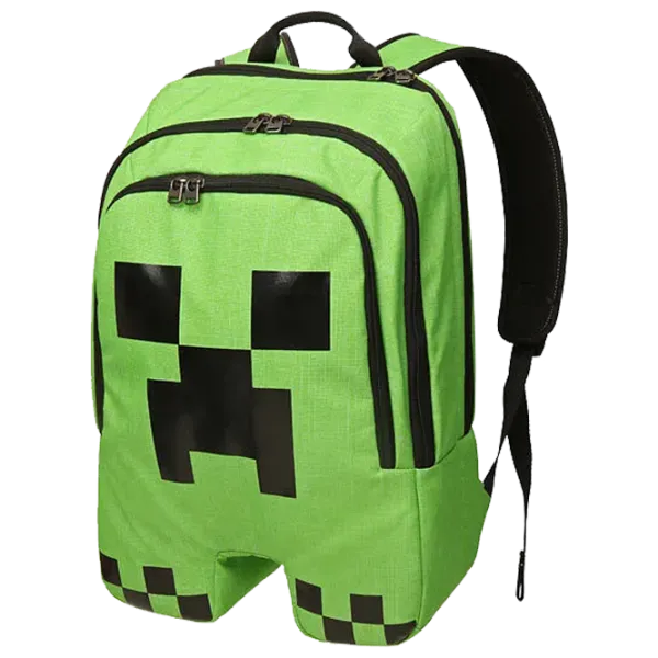 Рюкзак для детей Minecraft Creeper Зеленый  / Черный Зеленый / 20л photo 1