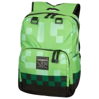 Рюкзак для детей Minecraft Creeper Mosaic Зелёный Черный Зелёный/ 36 л