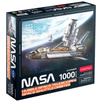 Puzzle 3D CubicFun Hubble Space Telescope&Space Shuttle Orbiter 8+/ Numărul de piese: 1000