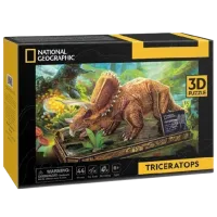 Пазл 3D CubicFun Triceratops 8+/ Количество деталей: 44