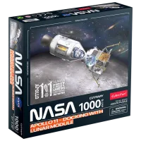Пазл 2D CubicFun APOLLO 11 Docking With Lunar Module 8+/ Количество деталей: 1000