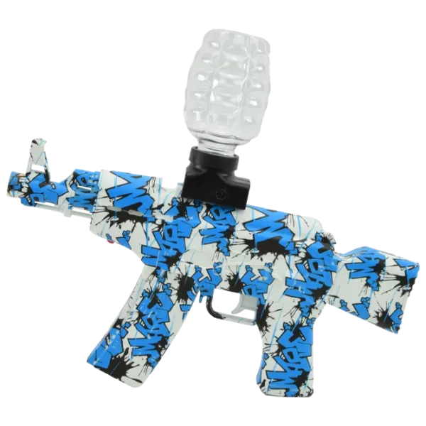Pistol automat de jucărie Splatter Ball Gun AK-47 ST617A 12+/ Bile gel/ Blue photo 1