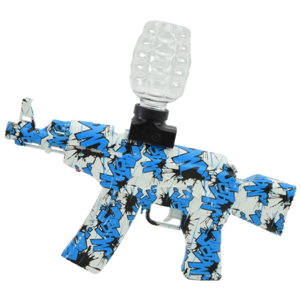 Pistol automat de jucărie Splatter Ball Gun AK-47 ST617A 12+/ Bile gel/ Blue photo 1