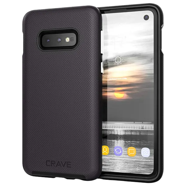 Чехол для смартфона Samsung Galaxy S10e CRAVE/ Back/ Поликарбонат/ Черный photo 1