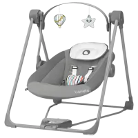 Leagăn pentru bebeluși Lionelo Otto Cozy (1001128-002) 9 kg/ Gray