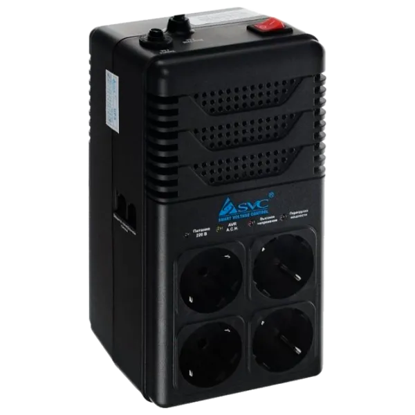 Стабилизатор напряжения Ultra Power AVR-1008 Черный photo 1