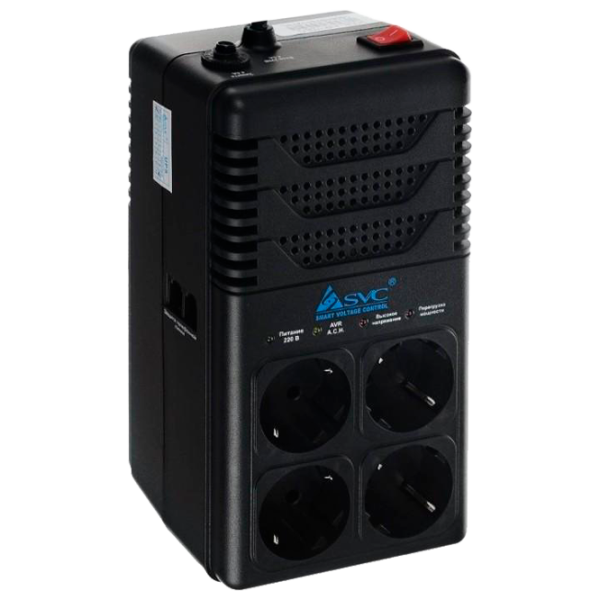 Стабилизатор напряжения Ultra Power AVR-1008 Черный photo 1