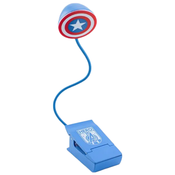 Настольная лампа фан Paladone Captain America Book Light Синий photo 1
