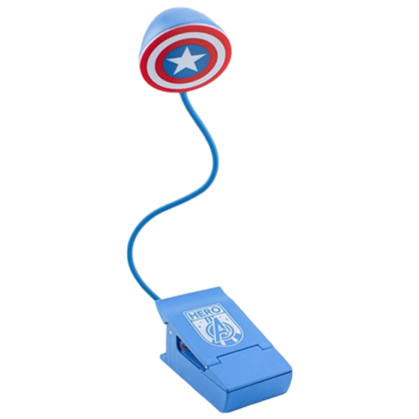 Настольная лампа фан Paladone Captain America Book Light Синий photo 1