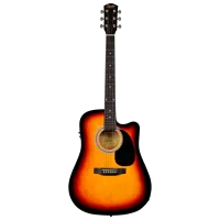 Электрогитара Fender SA-105CE 4/ 4, Dreadnought