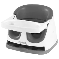 Стульчик для кормления Ingenuity Baby Base 2 in 1 (33005-002) Бустер/ 6 месяцев/ Серый
