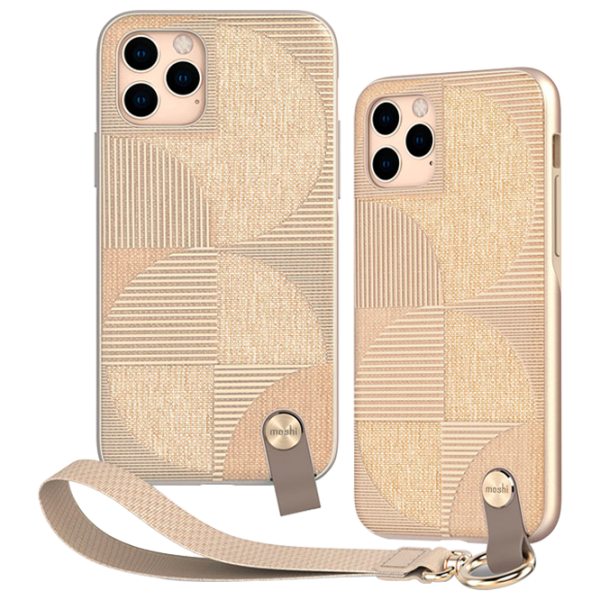 Husă pentru smartphone Apple iPhone 11 Pro Moshi/ Back/ PU/ Gold Beige photo 1 Husă pentru smartphone Apple iPhone 11 Pro Moshi/ Back/ PU/ Gold Beige photo 1