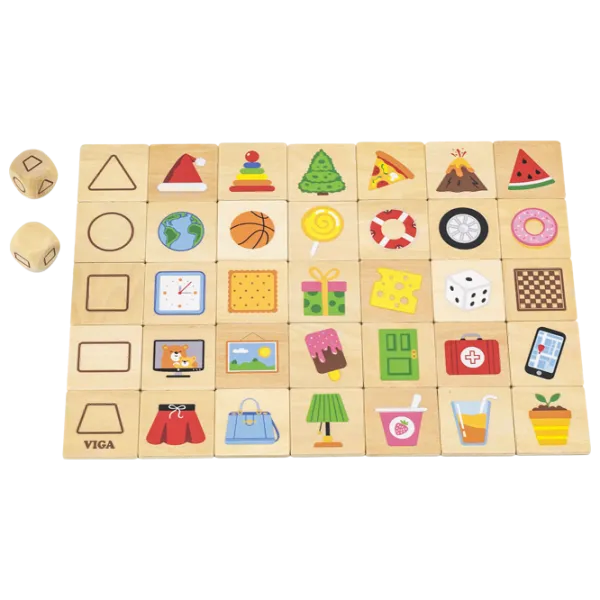 Настольная игра VIGA Learning Shapes Puzzle 3+/ Развитие photo 1
