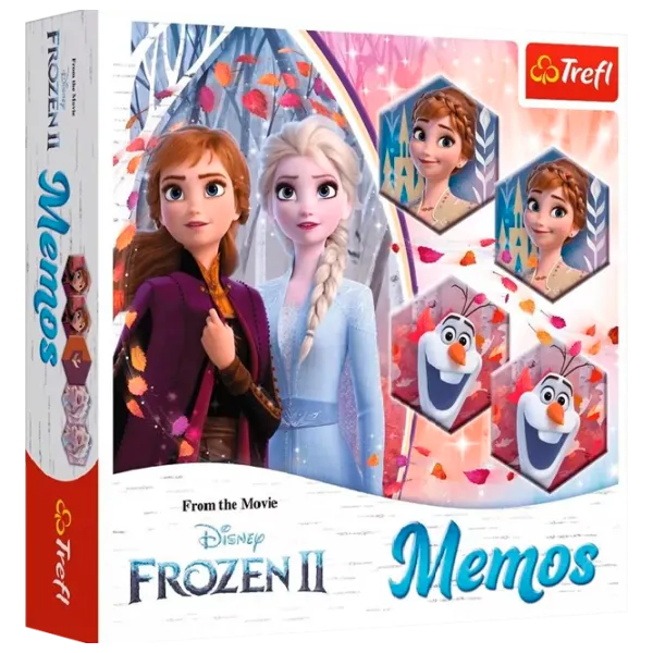 Настольная игра Trefl Memos FROZEN 2 4+/ Развитие photo 1 Настольная игра Trefl Memos FROZEN 2 4+/ Развитие photo 1