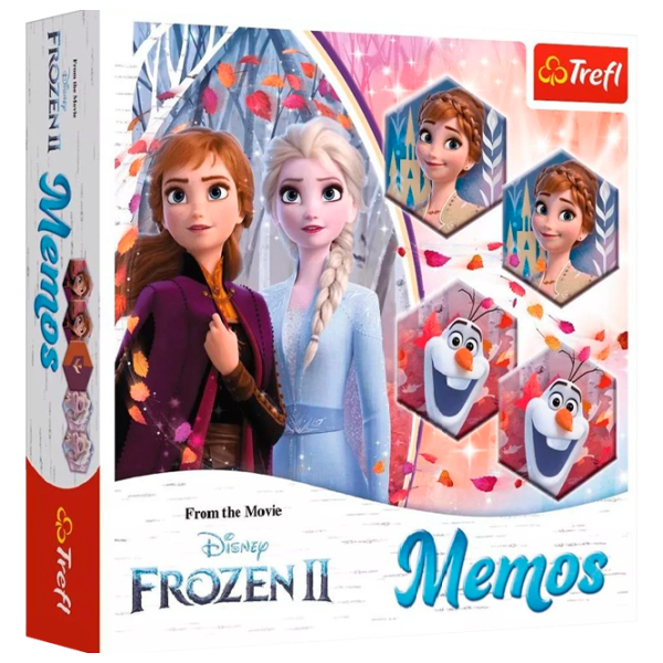 Настольная игра Trefl Memos FROZEN 2 4+/ Развитие photo 1 Настольная игра Trefl Memos FROZEN 2 4+/ Развитие photo 1