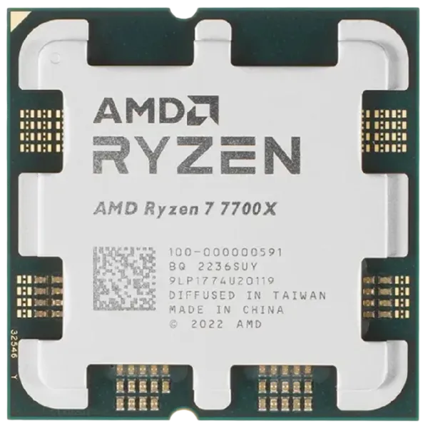 Процессор AMD Ryzen 7 7700X Tray AM5/ 4.50 ГГц - 5.40 ГГц photo 1