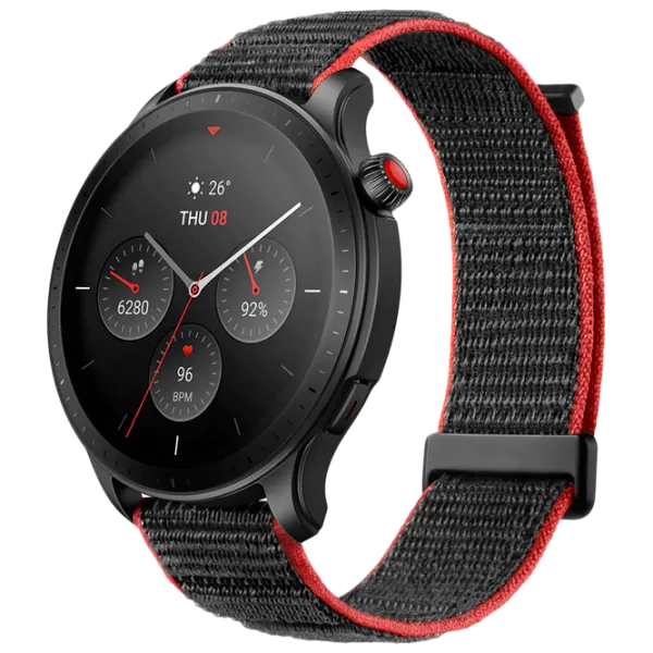 Ceas inteligent Amazfit GTR 4 1.43"/ A2166-RG/ Red Gray photo 1 Ceas inteligent Amazfit GTR 4 1.43"/ A2166-RG/ Red Gray photo 1