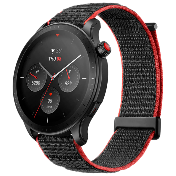 Ceas inteligent Amazfit GTR 4 1.43"/ A2166-RG/ Red Gray photo 1 Ceas inteligent Amazfit GTR 4 1.43"/ A2166-RG/ Red Gray photo 1