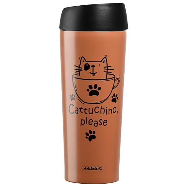 Cană termo Ardesto AR2645DMM Brown 0.45l photo 1