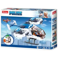 Конструктор Sluban Armored transport Вертолет/ Разноцветный