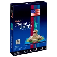 Puzzle 3D CubicFun Statuia Libertății (U.S.A) 8+/ Numărul de piese: 39