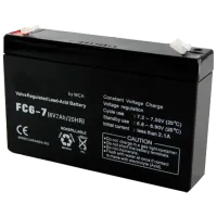 Аккумуляторная батарея для ИБП Ultra Power FC6-7 6 В 7 Ач Черный
