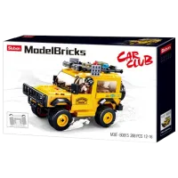 Конструктор Sluban Defender Автомобиль/ Желтый
