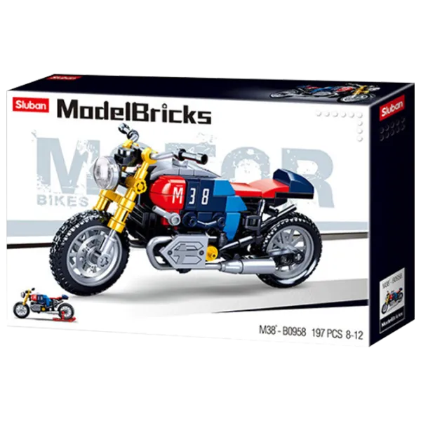 Конструктор Sluban Motorcycle мотоцикл/ Разноцветный photo 1