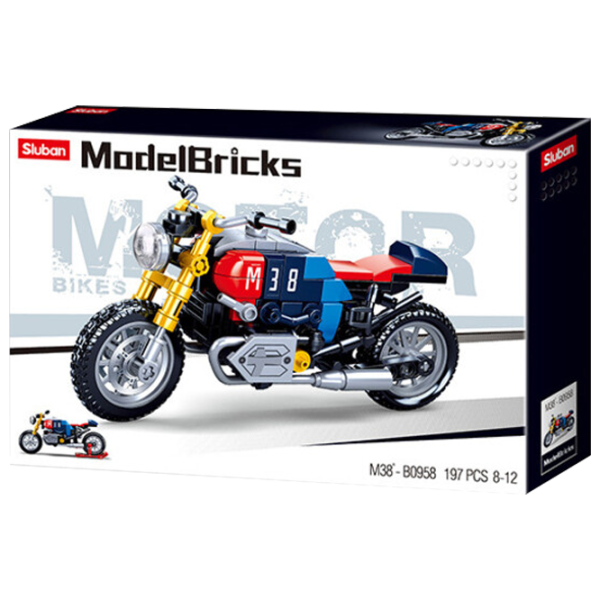 Конструктор Sluban Motorcycle мотоцикл/ Разноцветный photo 1